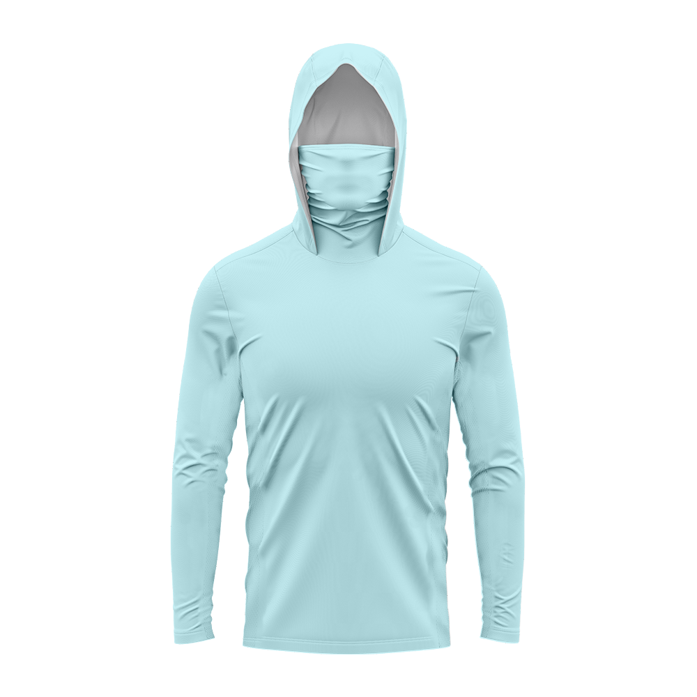 남성용 UPF50+ 솔리드 낚시 후드티, 내장형 얼굴  - Fishing Boat Cover 리뷰 및 가격
