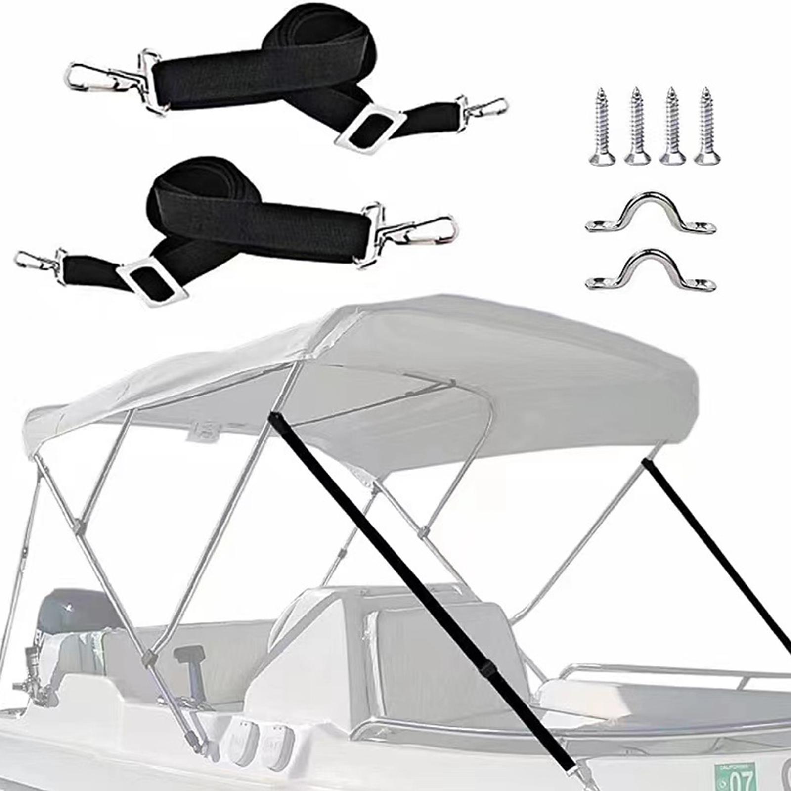 2개 조절 가능한 비미니 탑 스트랩 루프 후크가 있는  - Fishing Boat Steering Wheel 리뷰 및 가격